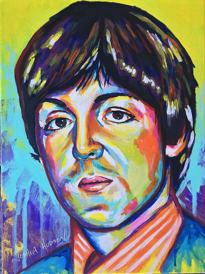 Paul McCartney Painting by Joshua Hudson - Fine Art America