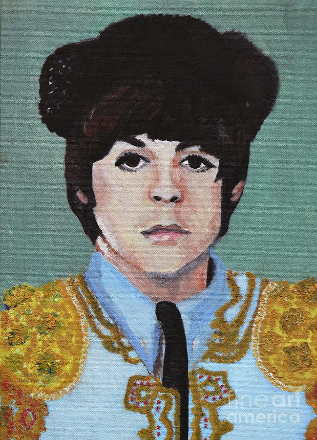 Paul McCartney Matador Oil Painting Painting by Sandi OReilly