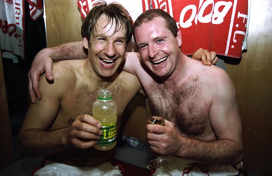 Paul Merson and Paul Gascoigne of Middlesbrough Photograph by Stu Forster