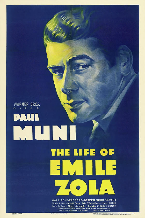 PAUL MUNI in THE LIFE OF EMILE ZOLA -1937-, directed by WILLIAM DIETERLE. Photograph by Album