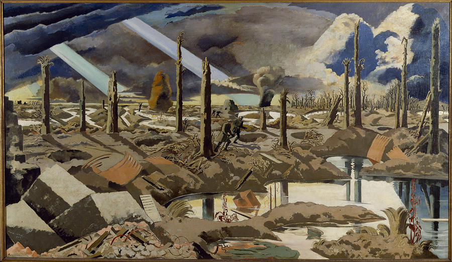Paul Nash 1889 Painting by MotionAge Designs