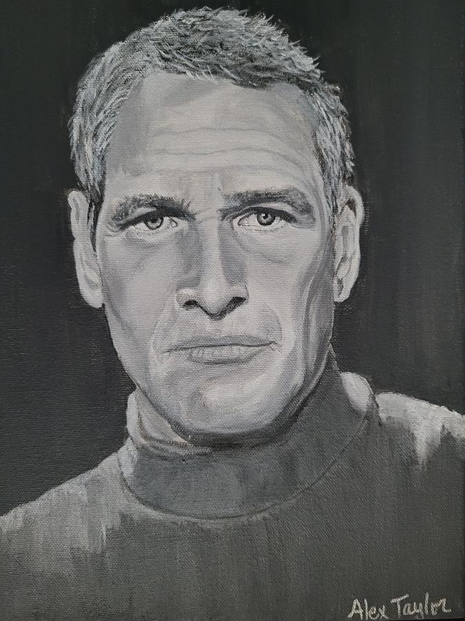 Paul Newman Painting by Alexandra Taylor - Fine Art America