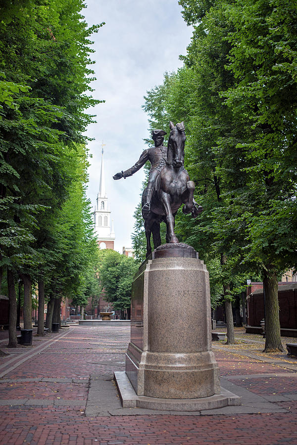 Paul Revere Statue - Boston Photograph by Christopher Mazza - Fine Art ...