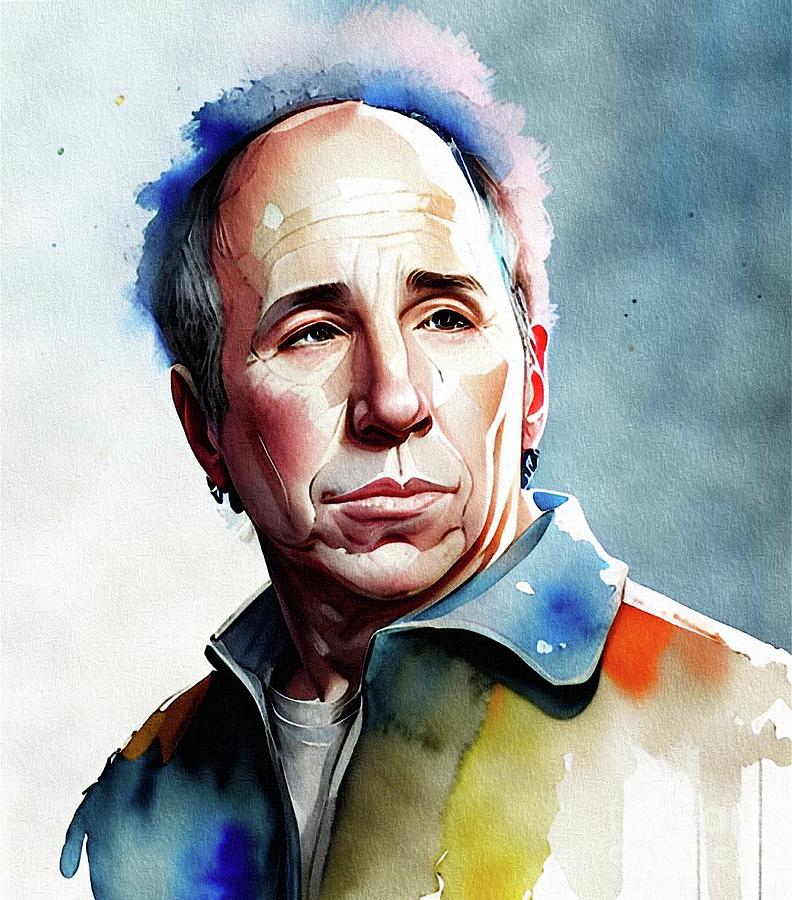 Paul Simon, Music Legend Painting by John Springfield - Pixels