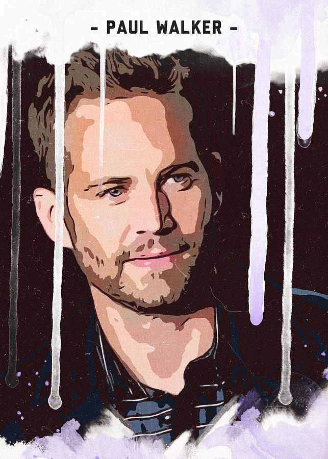 Paul Walker ArtworkPaul Walker 04 Digital Art by TheArtGhost