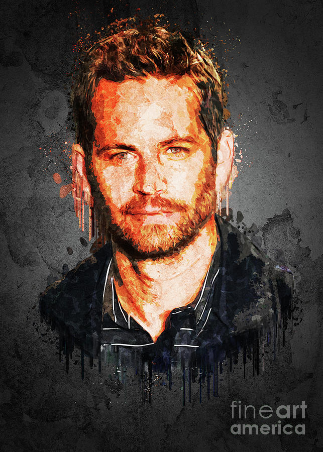 Paul Walker Digital Art by Gunawan RB