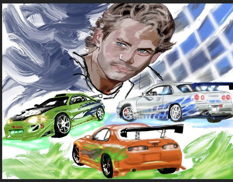 Paul Walker Digital Art by Mario Yanez | Fine Art America