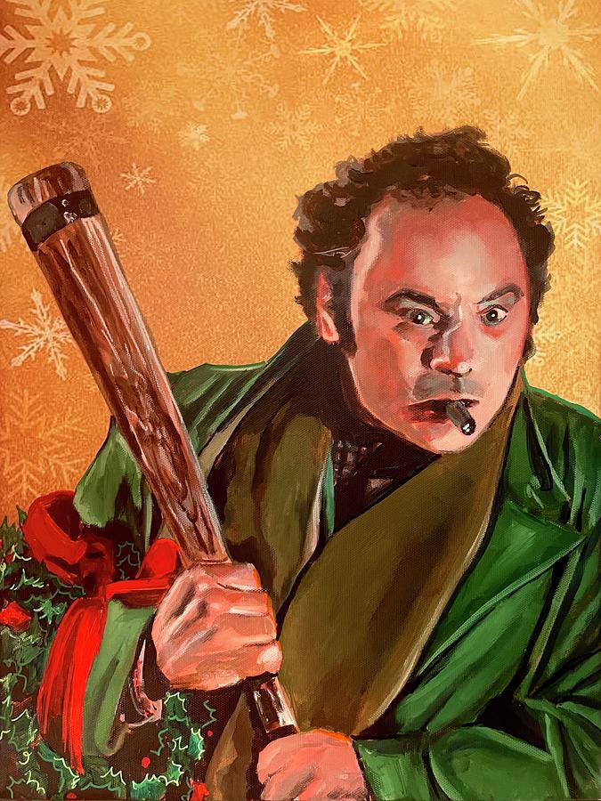 Paulie - Christmas Painting by Joel Tesch