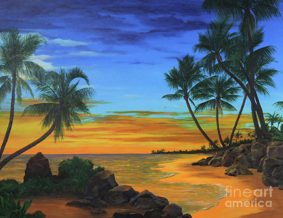 Paul's Paradise Painting by D L Gerring - Fine Art America