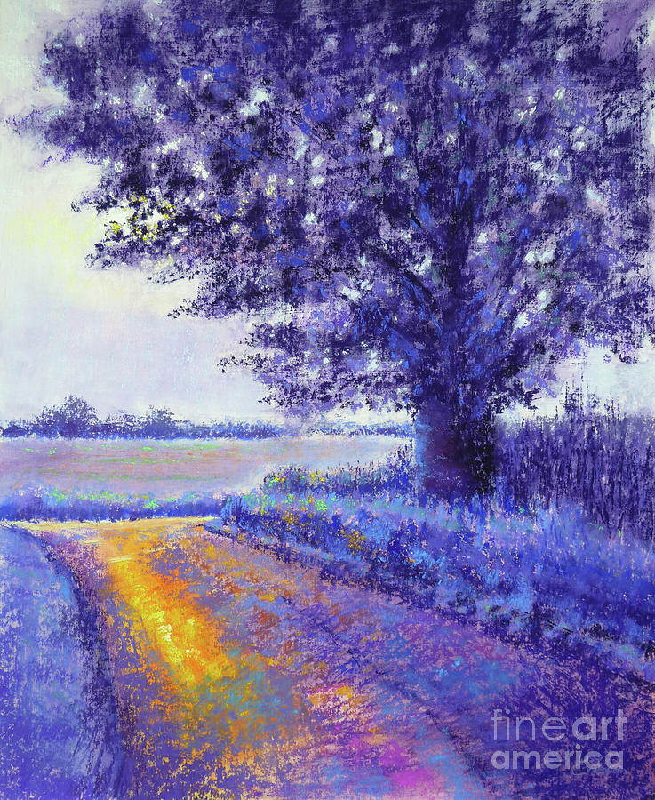 Paved With Good Intentions Pastel by Lisa Crisman