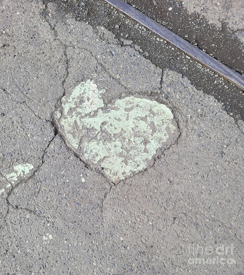 Pavement Heart Photograph by Norma Appleton