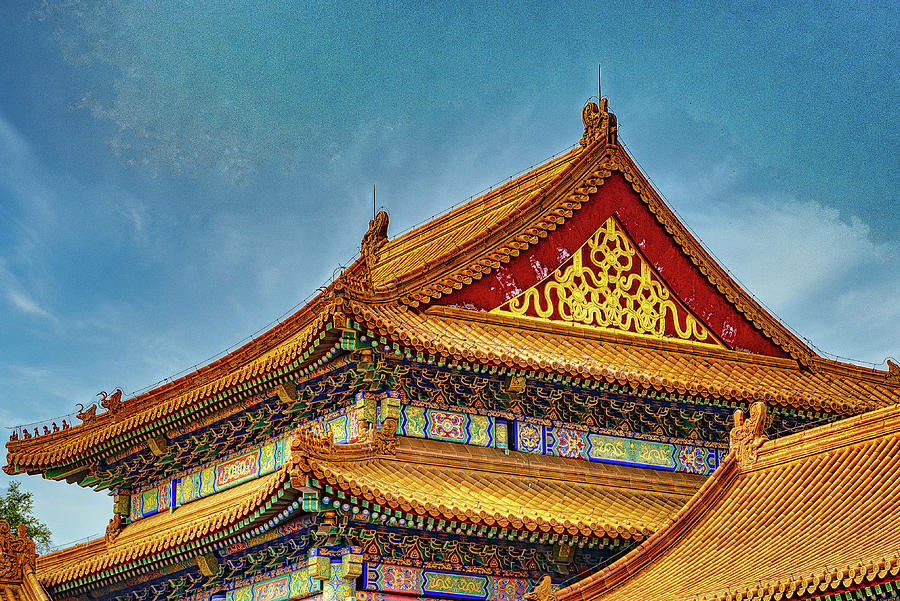 Pavilion Forbidden City - Beijing, China Photograph by Jon Berghoff