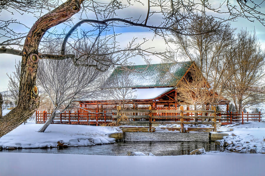 Reno Photograph - Pavillion In Winter by Donna Kennedy