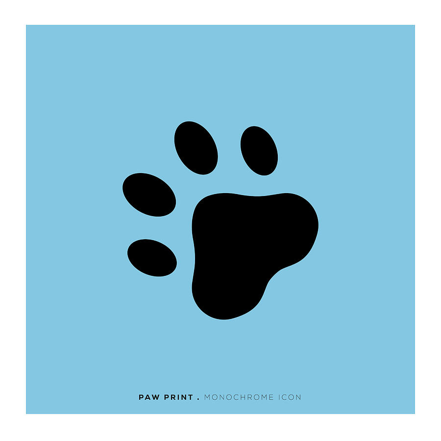 Paw Print Icon Drawing by Enis Aksoy Paw Print Icon Drawing by Enis Aksoy