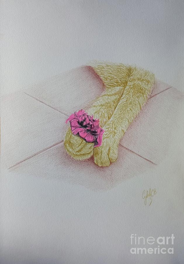 Paw wer Flower Drawing by Cybele Chaves