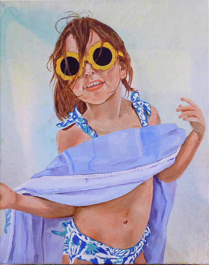 Pawleys Girl  Painting by Kevin Callahan