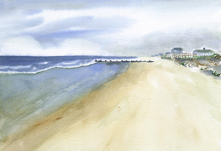 Pawleys Island Cloudy Day Painting by Frank Bright