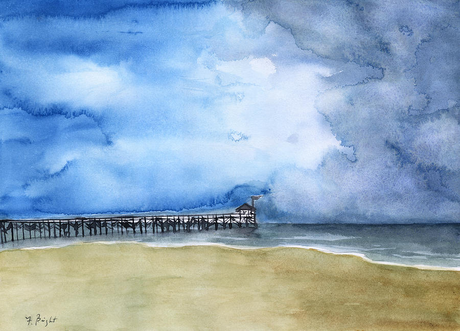 Pawleys Island Coming Storm Painting by Frank Bright