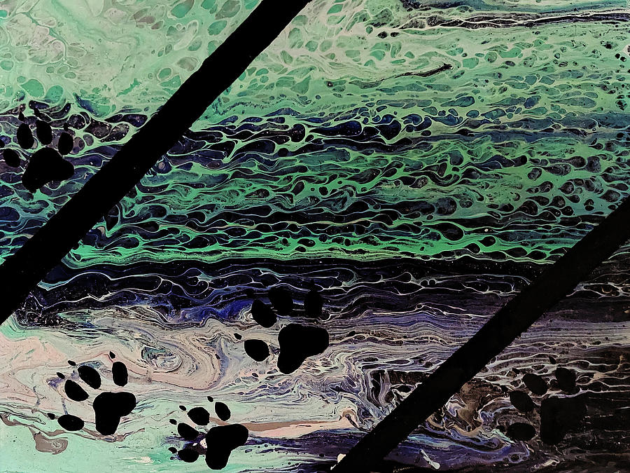 Paws and Take 5 Painting by Doolittle Photography and Art