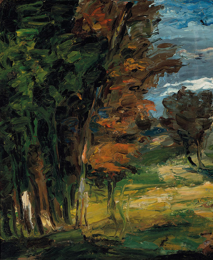 Paysage, 1862-1864 Painting by Paul Cezanne