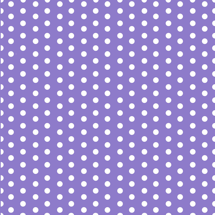 Polka DoT Purple Lavender Digital Art by Bnte Creations