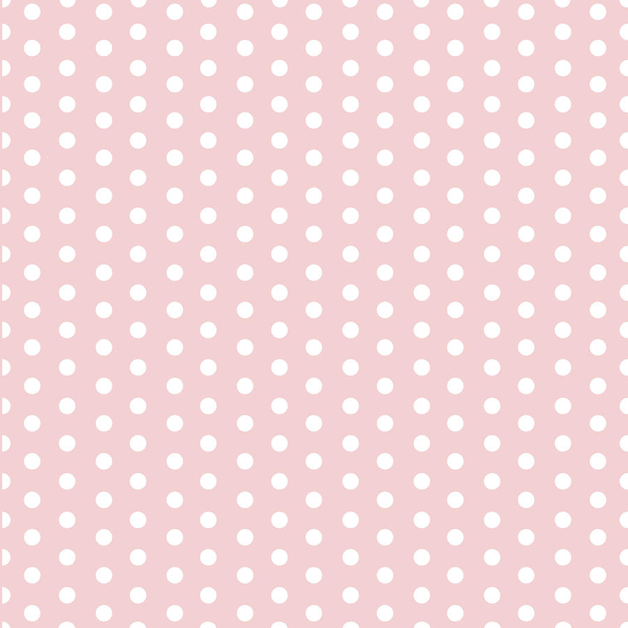 Polka DoT Baby Pink Digital Art by Bnte Creations