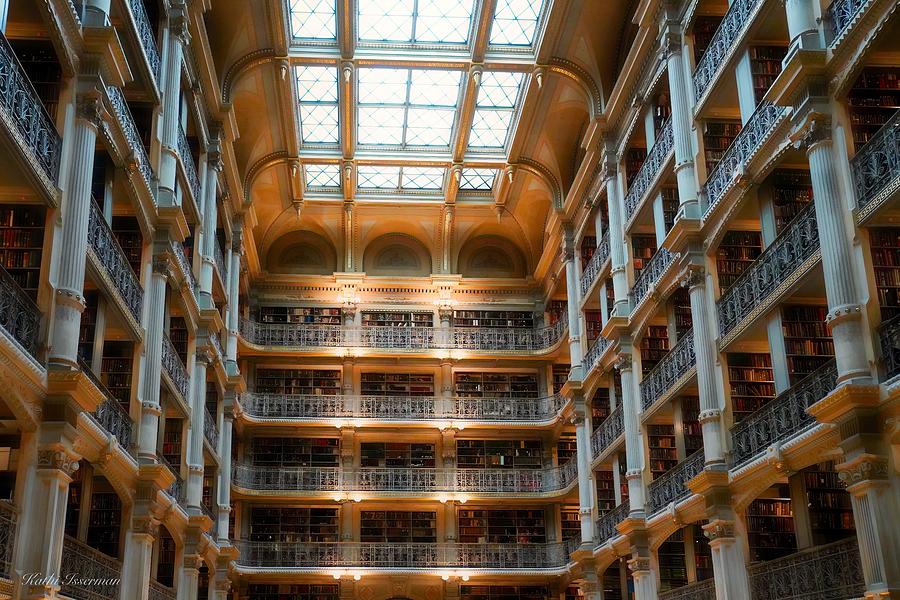 Peabody Library Photograph by Kathi Isserman