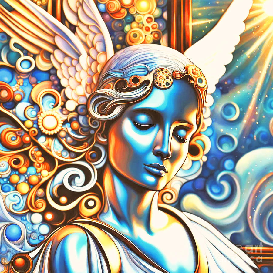 Peace Angel Digital Art by Karen Newell