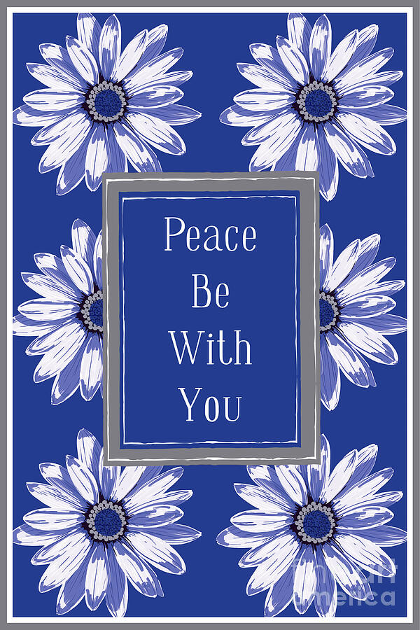 Peace Be With You Mixed Media by Tina LeCour