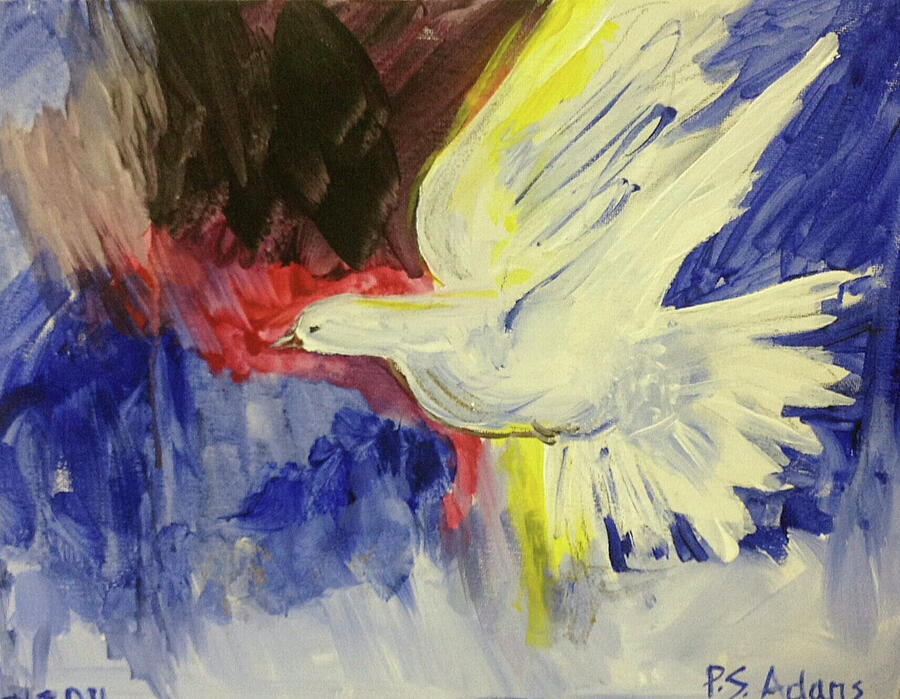 Peace Dove Painting by Paula Stacy Adams - Fine Art America