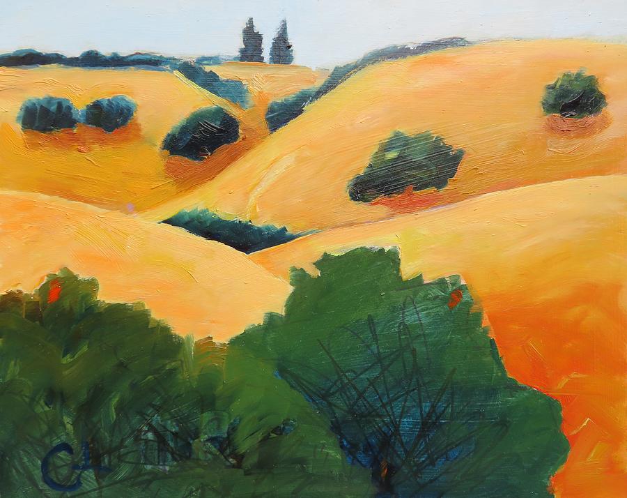Golden Hills Painting - Peace by Gary Coleman
