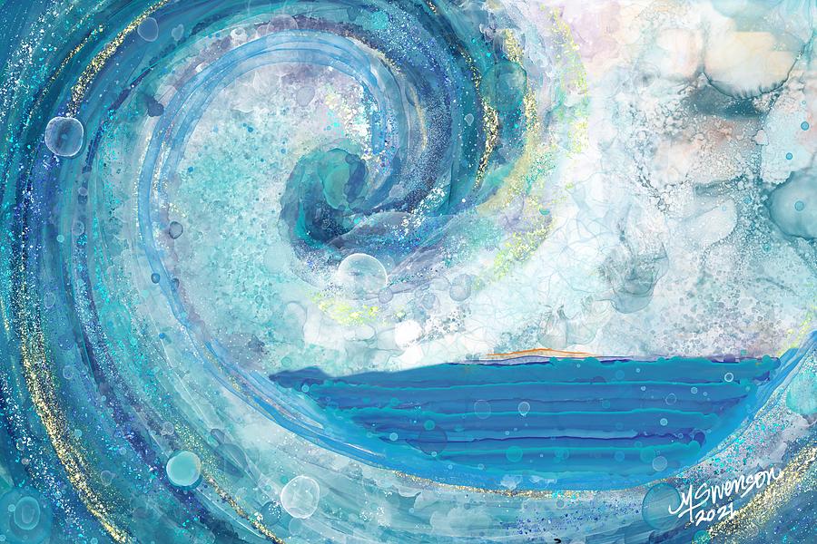 Peace in the Storm Digital Art by Michelle Swenson - Pixels