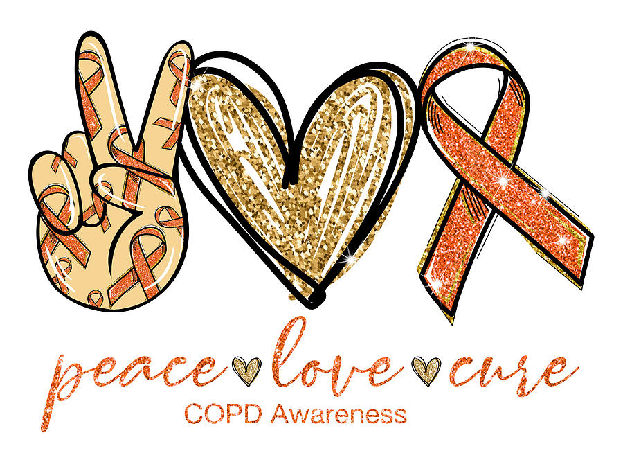 Peace-love-cure Orange Ribbon Multiple Sclerosis Awareness Multiple 