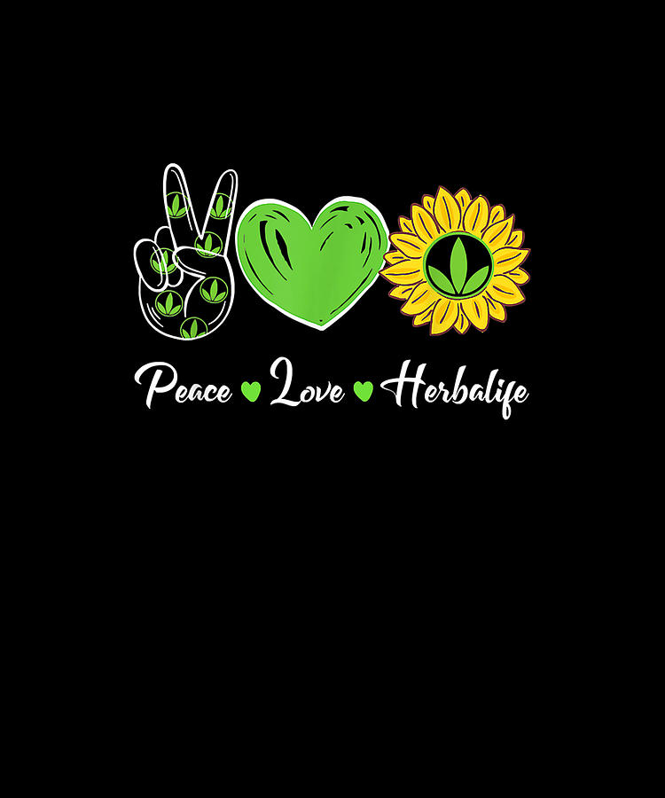 Peace Love Sunshine Herbalife Drawing by Jone Cread