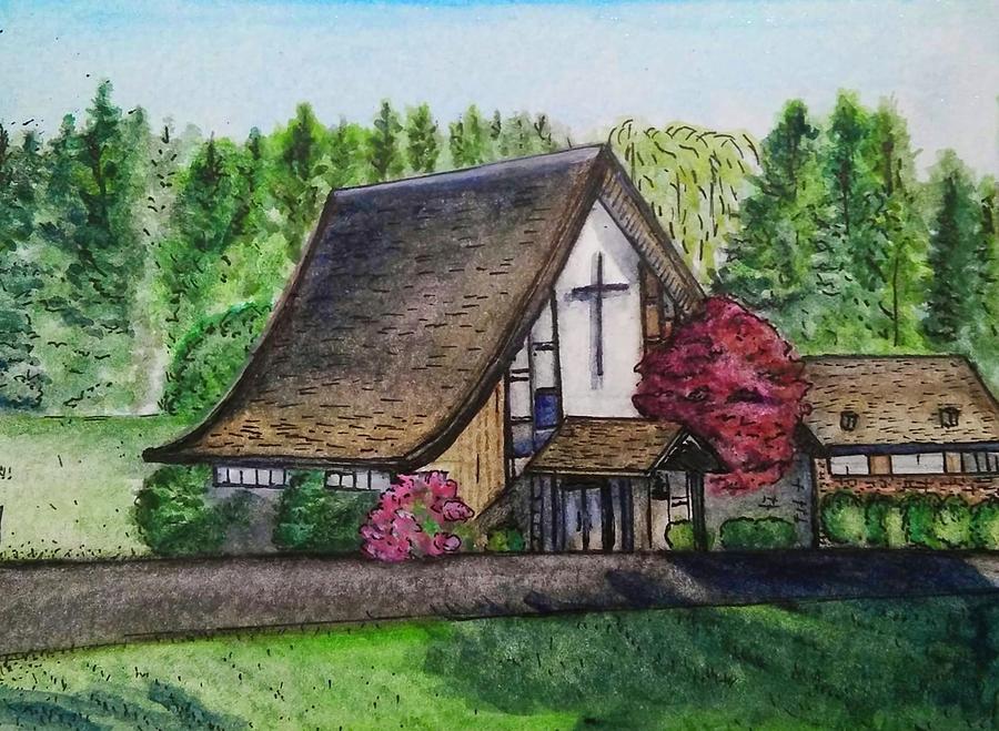 Peace Lutheran Church Painting by Gabby Baker - Fine Art America