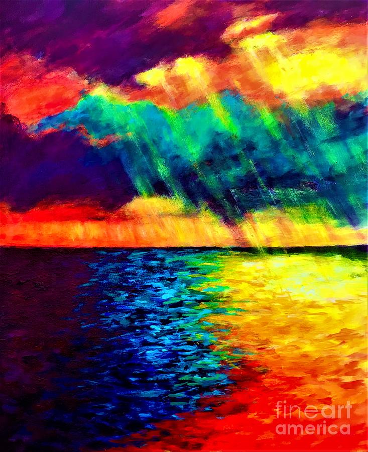 Peace of Mind Painting by Allison Constantino