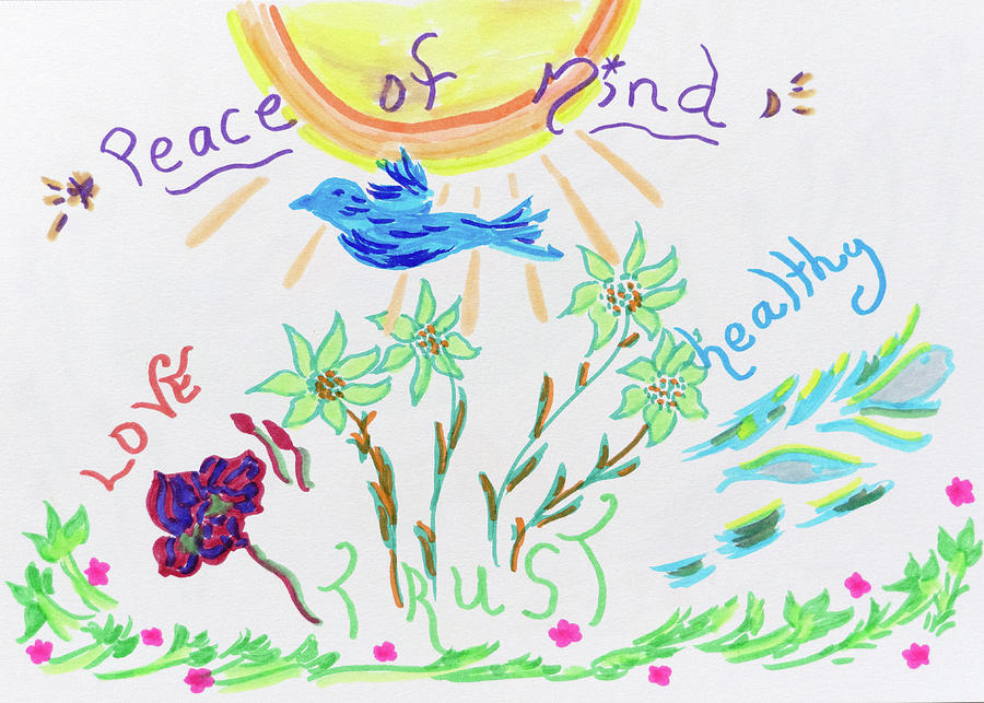 Peace of Mind Drawing by Meryl Goudey