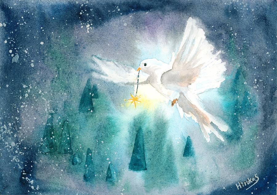 Peace on Earth Painting by Hiroko Stumpf
