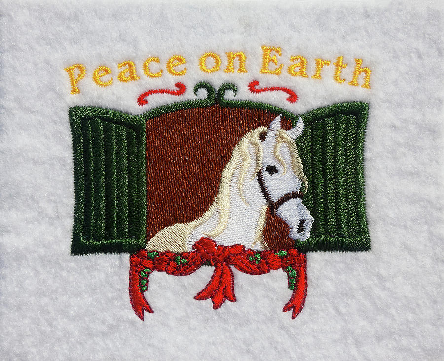 Peace on Earth Horse Photograph by Sally Weigand