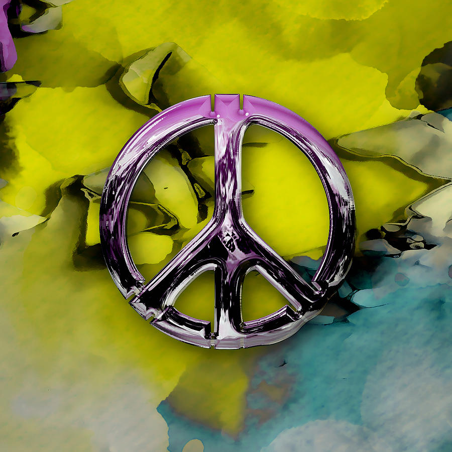 Peace On Earth Mixed Media by Marvin Blaine