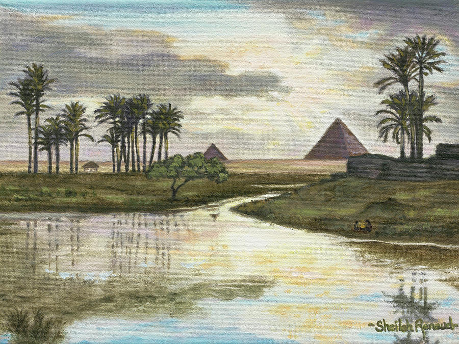Peace on the Nile Painting by Sheilah Renaud