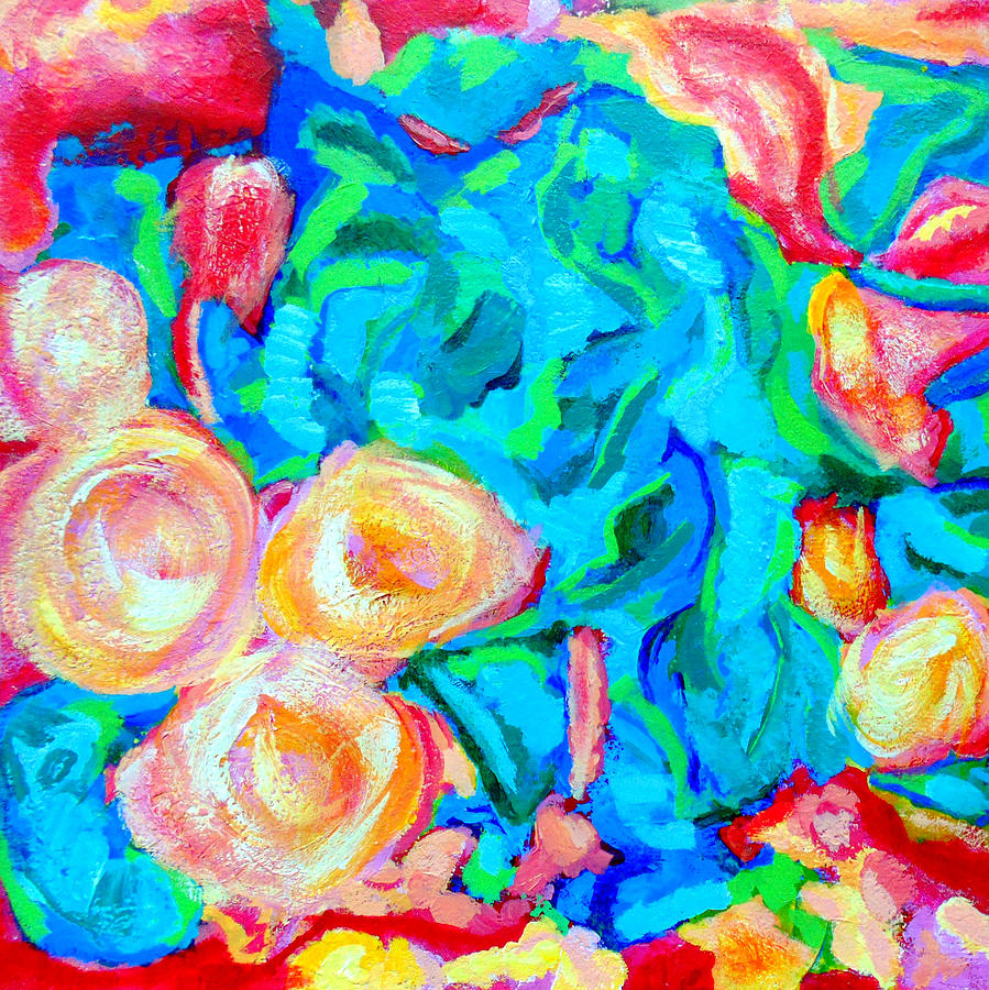 Peace Roses Painting By Sarah Black - Fine Art America