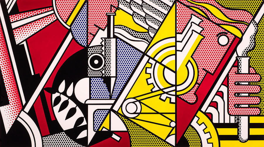 Peace Through Chemistry I Drawing by Roy Lichtenstein