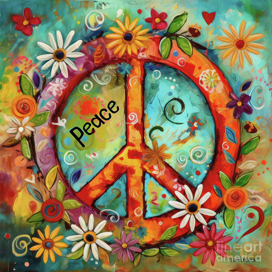Peace Painting by Tina LeCour