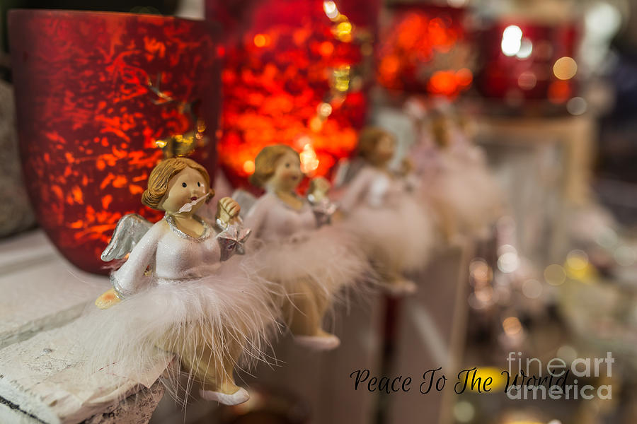 Christmas Photograph - Peace To The World by Eva Lechner
