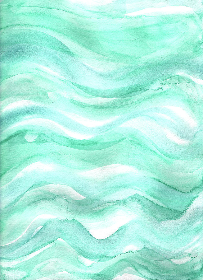 Peace Wave Painting by Saycred Blu