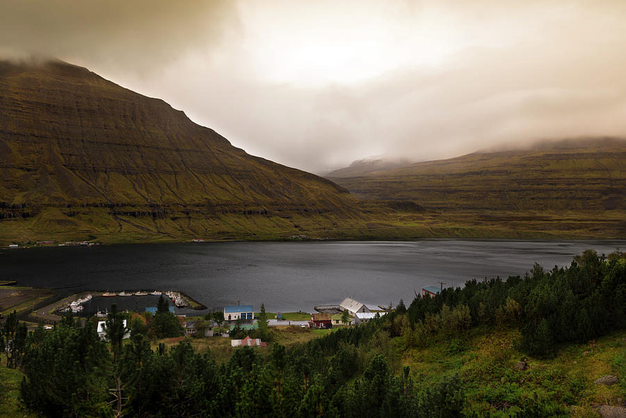 Peace and calm in Seydisfjordur before the landslides of December 2020 Photograph by RicardMN Photography