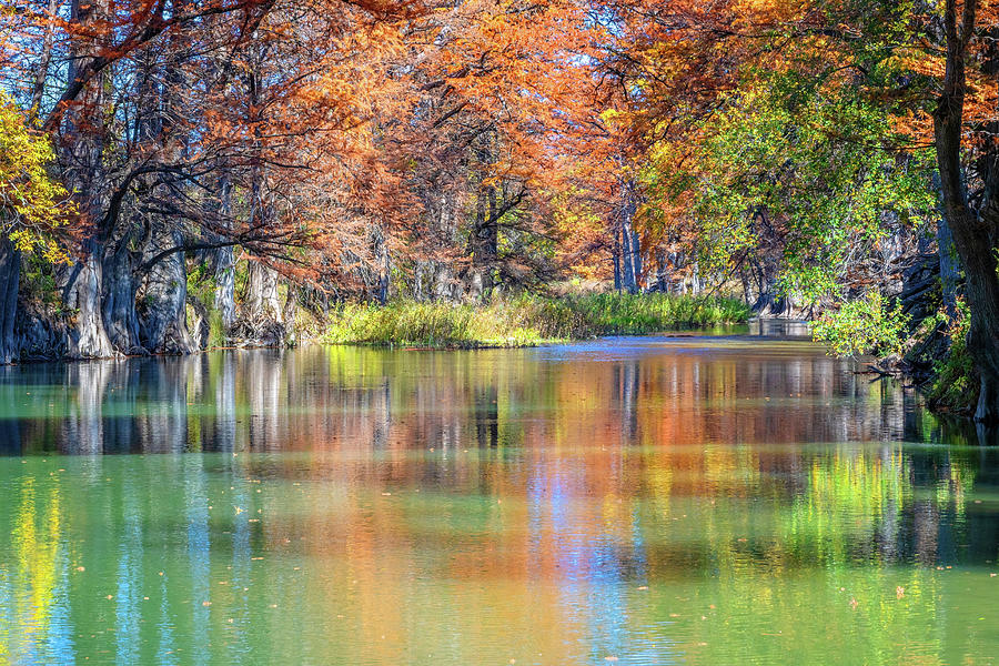 Peaceful Autumn Reflections Photograph by Lynn Bauer