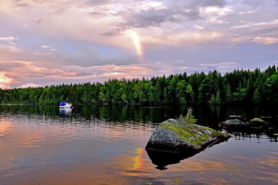 Peaceful Cove in Maine Photograph by Monika Salvan