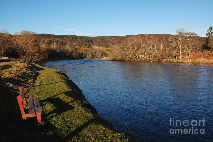 Peaceful day by the River Spey Photograph by Phil Banks